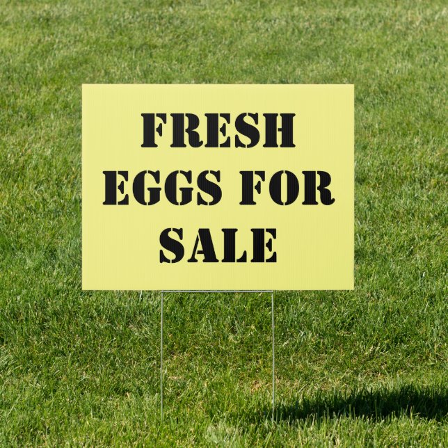 Eggs For Sale Sign, Egg Sale Outdoor Signage (Insitu)