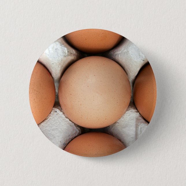Eggs in a box pinback button (Front)