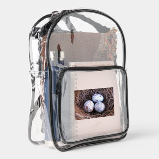 Eggs Nest Clear Backpack