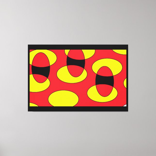 Eggs of a Demon - Ken Gage Abstract Art Canvas Print (Front)
