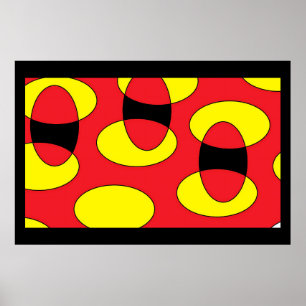 Eggs of a Demon - Ken Gage Abstract Art Poster