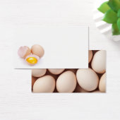 Eggs On White Background. Egg Yolk And Eggshell (Desk)