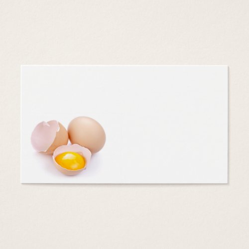 Eggs On White Background Egg Yolk And Eggshell