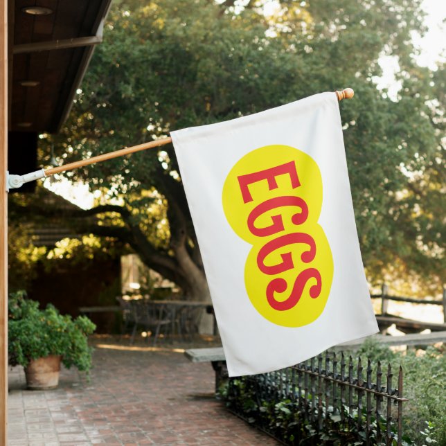  EGGS SIGN FLAG (In SItu)