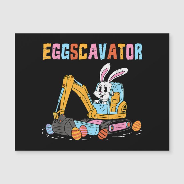 Eggscavator Easter Egg Hunt Construction Trucks To (Front)