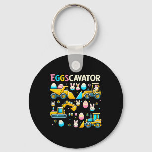 Eggscavator Easter Egg Hunt Construction Trucks To Keychain