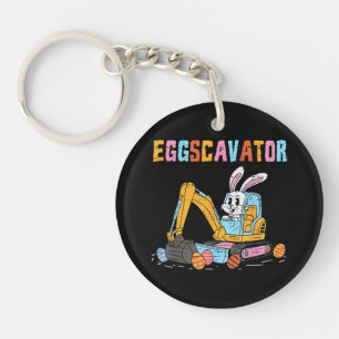 Eggscavator Easter Egg Hunt Construction Trucks To Keychain