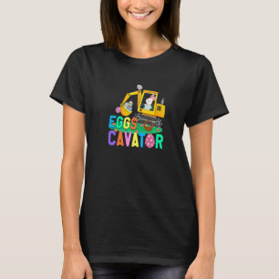 Eggscavator Easter Egg Hunt For Kids Excavator Bun T-Shirt