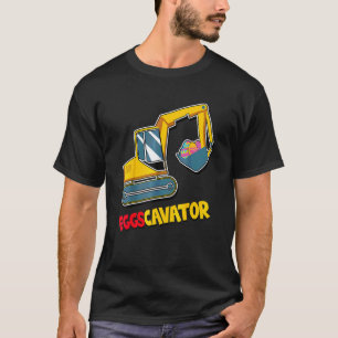 Eggscavator Happy Easter Excavator Hunting Egg 1 T-Shirt