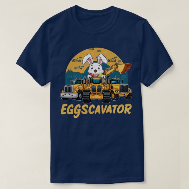 Eggscavator T-Shirt (Design Front)