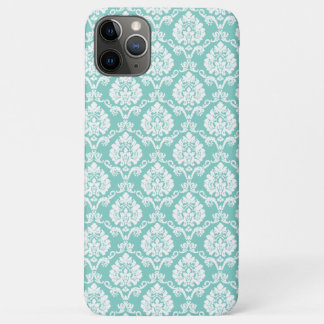 Eggshell Blue Damask iPhone 11 Pro Max Case