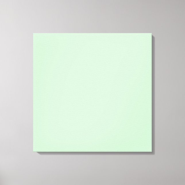 Eggshell Blue Green Pastel Color Background Canvas Print (Front)