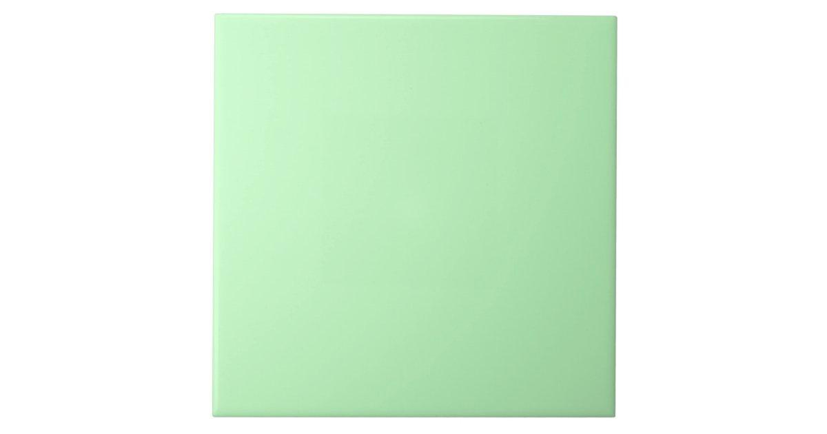 Eggshell Blue Green Pastel Color Background Ceramic Tile Zazzle
