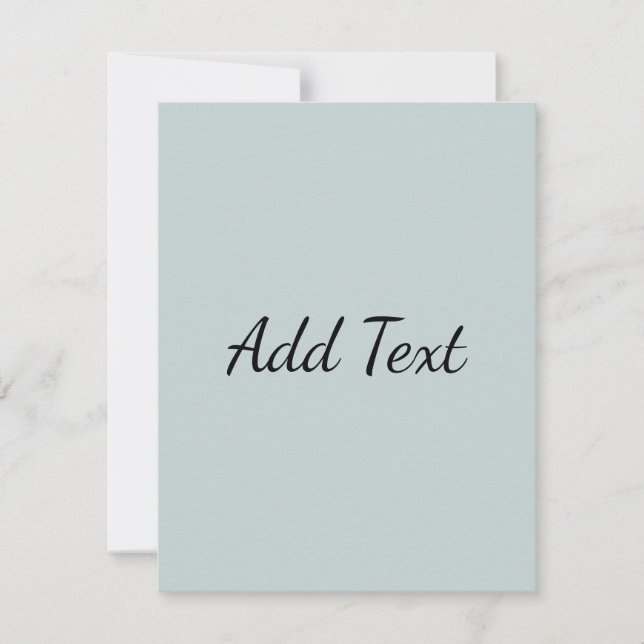 Eggshell Blue Note Card (Front)