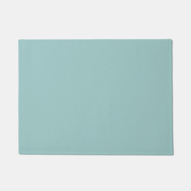 Eggshell Blue Solid Color  Doormat (Front)