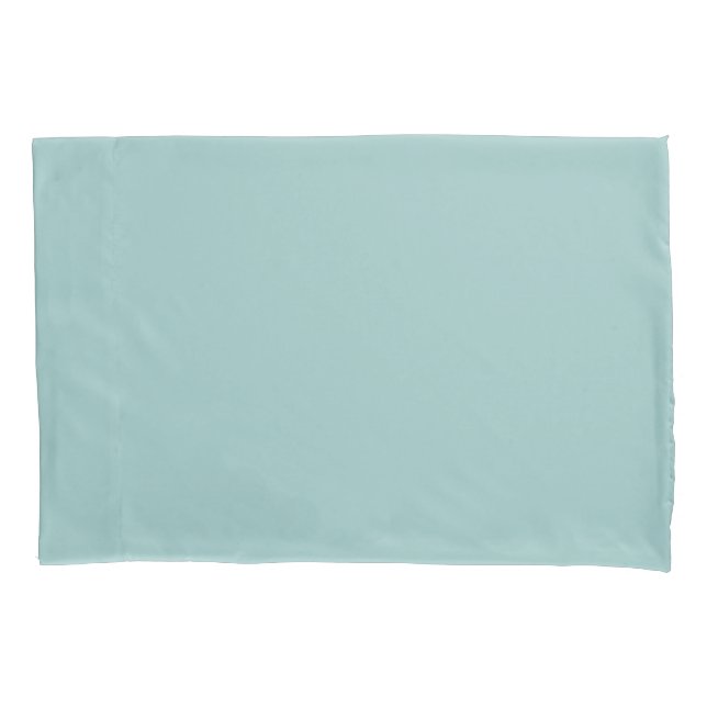 Eggshell Blue Solid Colour Pillow Case (Front)