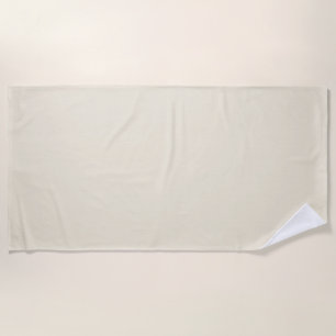 Eggshell Solid Color Beach Towel