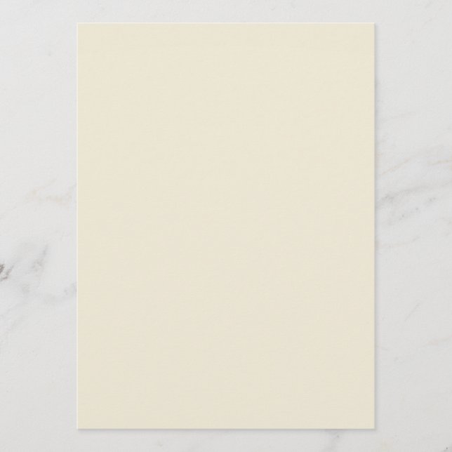 Eggshell Solid Color Menu (Front)