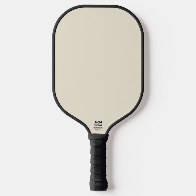 Eggshell Solid Color Pickleball Paddle (Front)