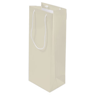 Eggshell Solid Color Wine Gift Bag