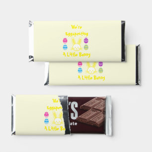Eggspecting A Little Bunny Hershey Bar Favors