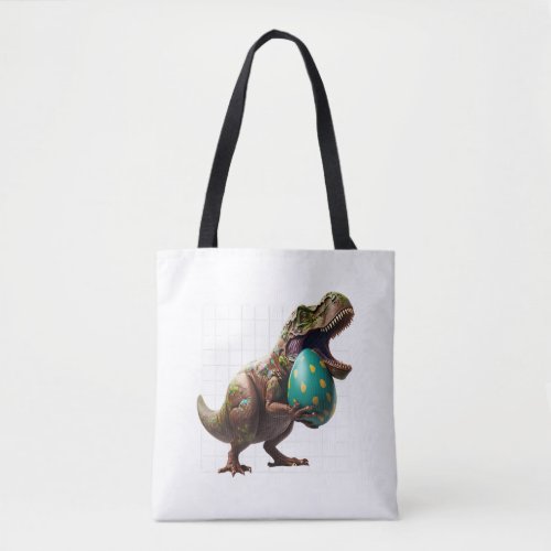 Eggspert Easter Eggs Hunt Dinosaur Easter Bunnies  Tote Bag