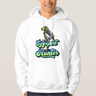 Eggspert Easter Eggs Hunter Easter Dinosaur Egg   Hoodie