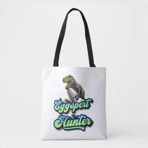 Eggspert Easter Eggs Hunter Easter Dinosaur Egg   Tote Bag