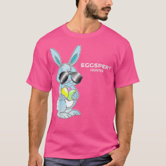 Eggspert Hunter Egg Hunt Cool Easter Bunny Funny  T-Shirt