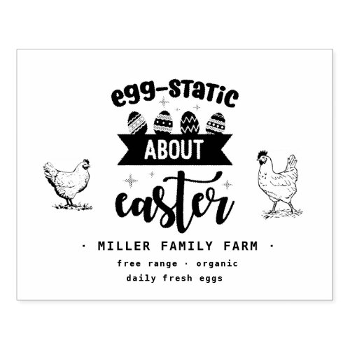 Eggstatic Easter  Egg Carton Stamp