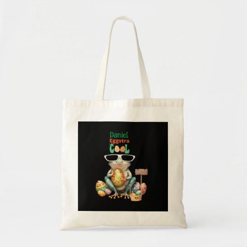 Eggstra Cool Frog with Sunglasses Easter Leap Year Tote Bag