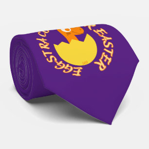 EGGSTRA CUTE FOR EASTER  funny easter dino gift    Neck Tie