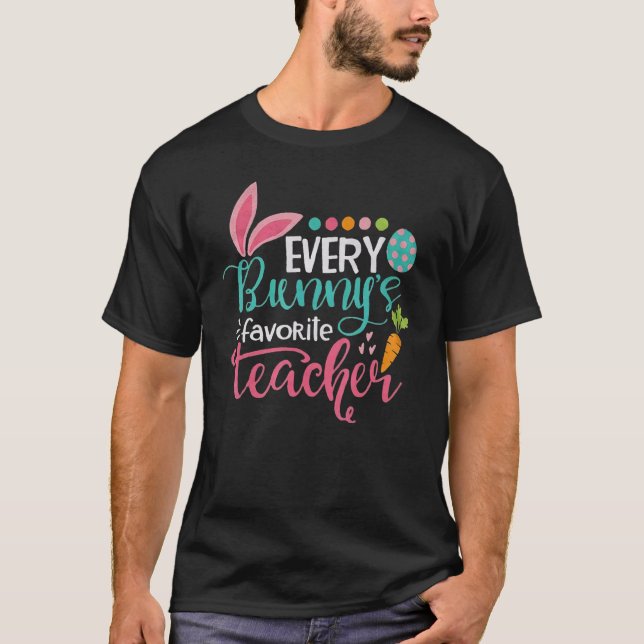 Eggstra Special Daycare Teacher Costume Happy East T-Shirt (Front)