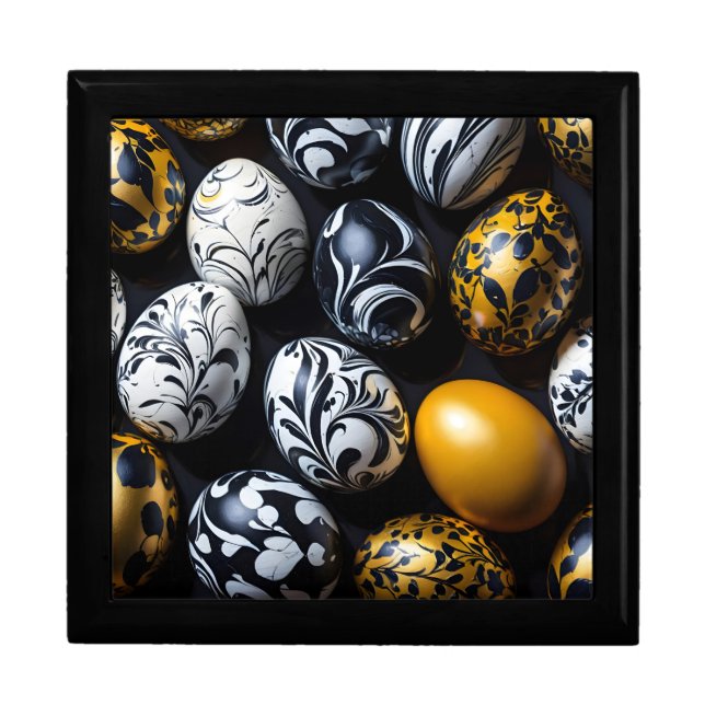 "Eggstraordinary Swirls" Keepsake Box (Front)