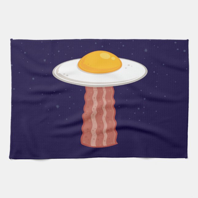 Eggstraterrestrial Kitchen Towel (Horizontal)