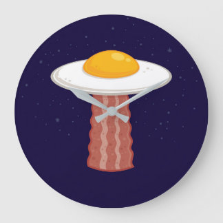 Eggstraterrestrial Large Clock