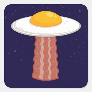 Eggstraterrestrial Square Sticker