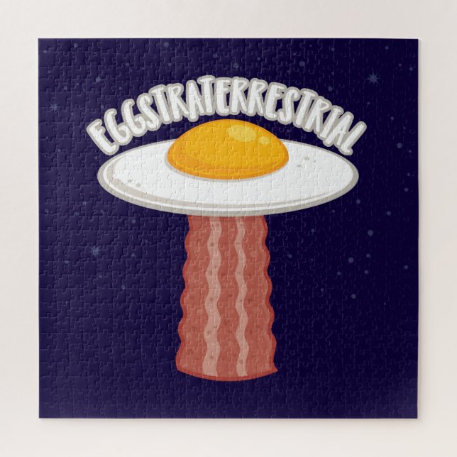 Eggstraterrestrial With Text Jigsaw Puzzle (Vertical)