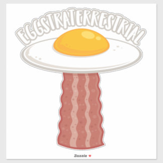Eggstraterrestrial With Text Sticker