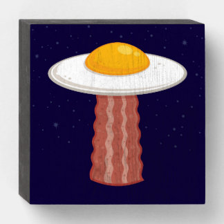 Eggstraterrestrial Wooden Box Sign