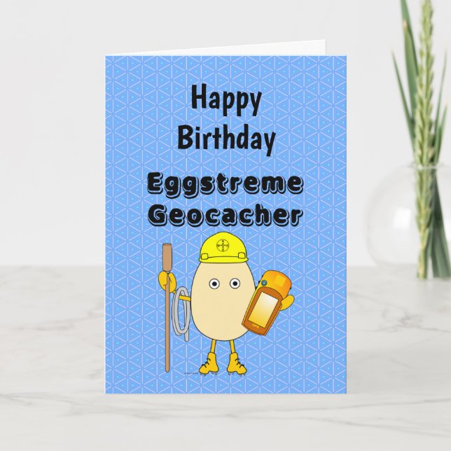 Eggstreme Geocaching Card (Front)