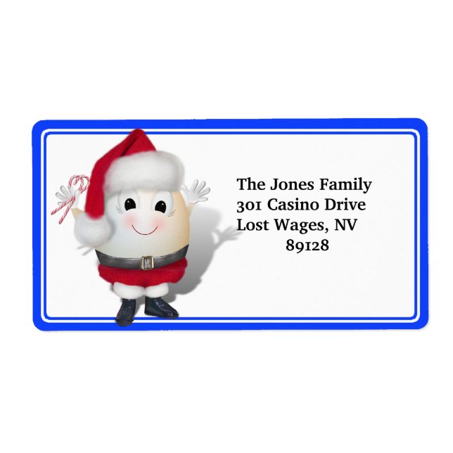 Eggstrordinary Christmas Label (Front)