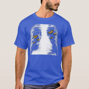 Egirl Skeleton Xray Butterfly Harajuku y2k Dark Ed T-Shirt