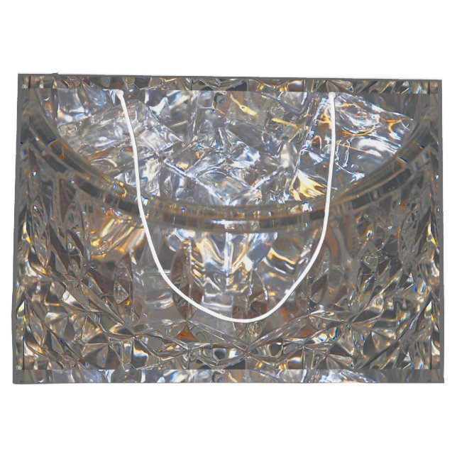 Egleesia Elegant Chic Holiday  Large Gift Bag (Back)