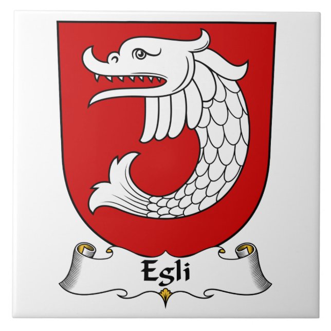 Egli Family Crest Tile (Front)