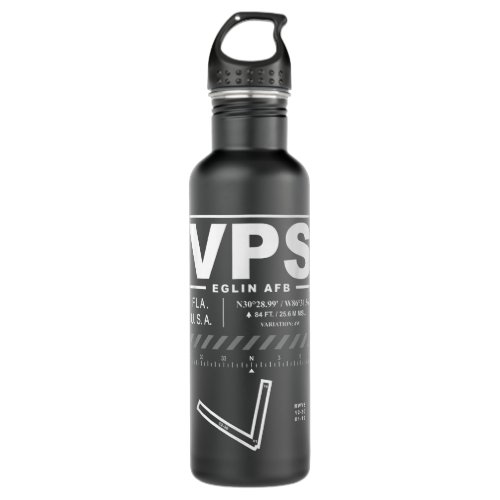 Eglin AFB Air Force Base Florida VPS  Stainless Steel Water Bottle