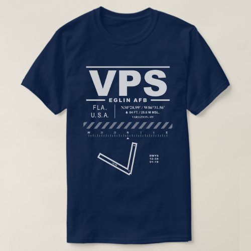 Eglin AFB Air Force Base VPS T_Shirt
