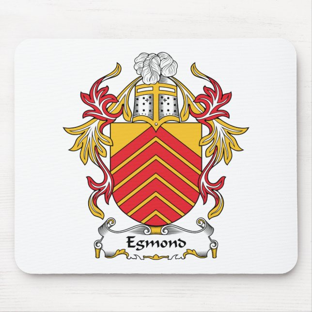 Egmond Family Crest Mouse Pad (Front)