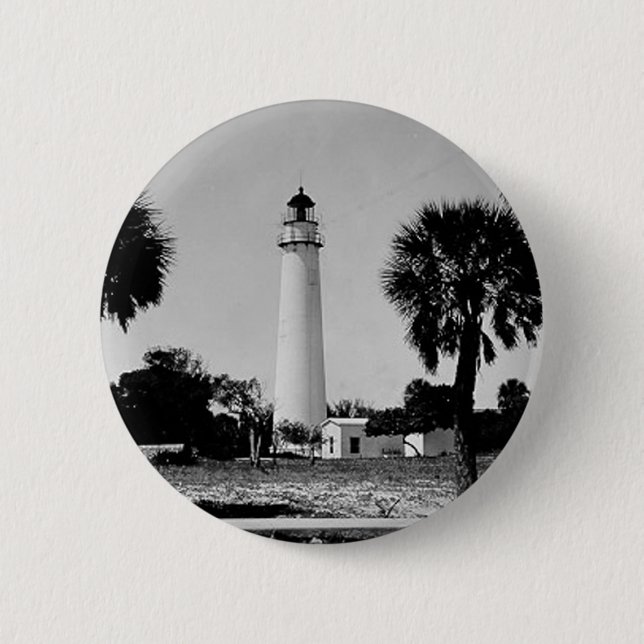 Egmont Key Lighthouse Button (Front)