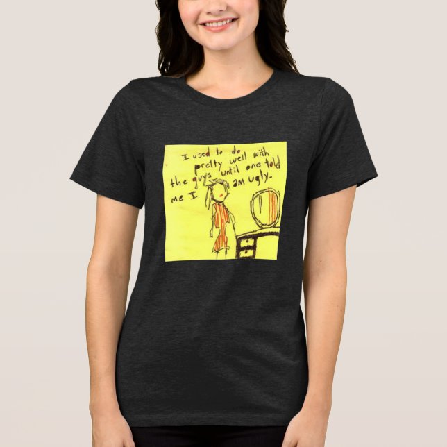 Ego in Fragile Pieces: The Teen Struggle Tri-Blend Shirt (Front)